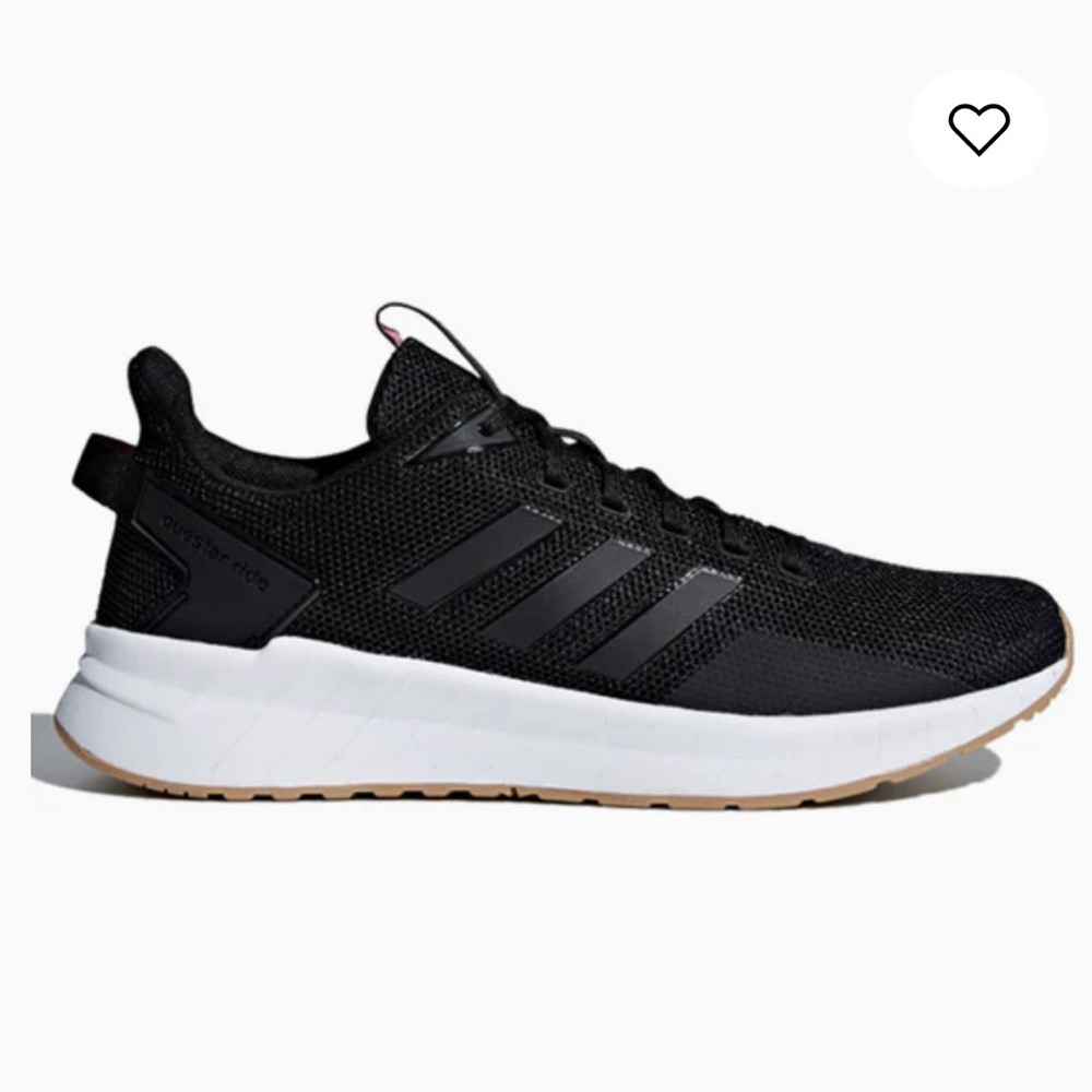 Adidas Black and White Questar Ride 'Core Black' B44832 - Picture 1 of 9